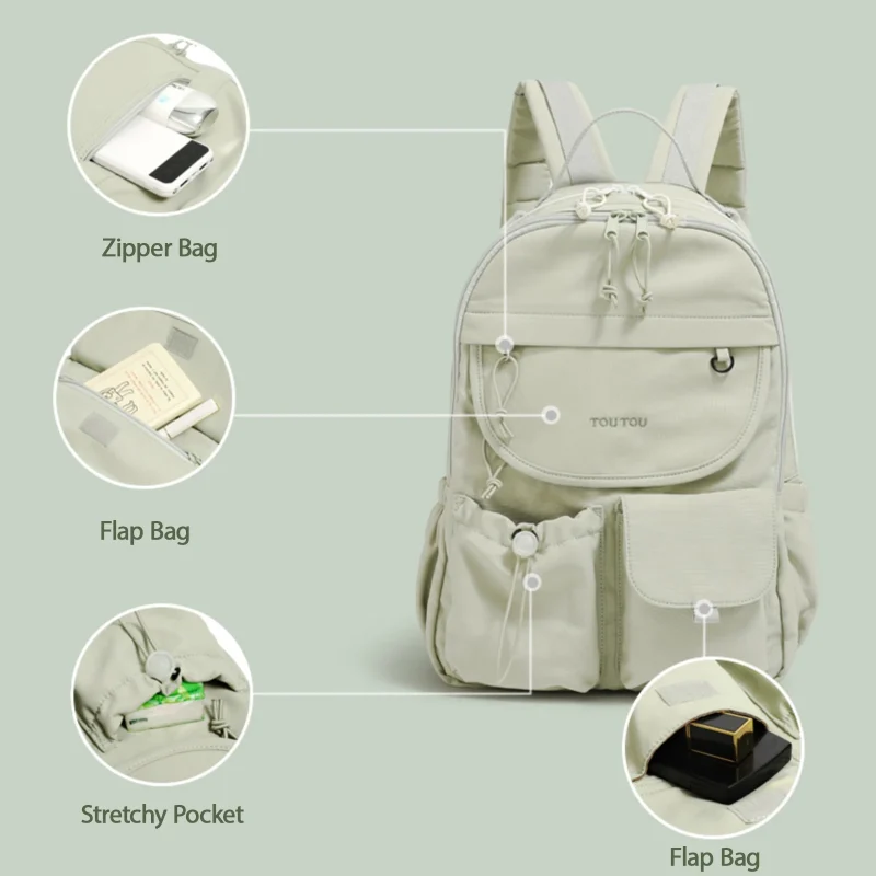 Large Capacity Multi-pocket Backpack