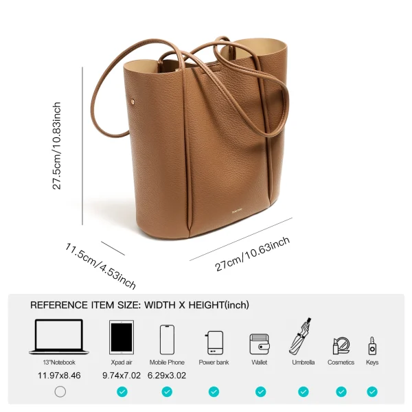 Eco Large Capacity Retro Bucket Bag - Image 4