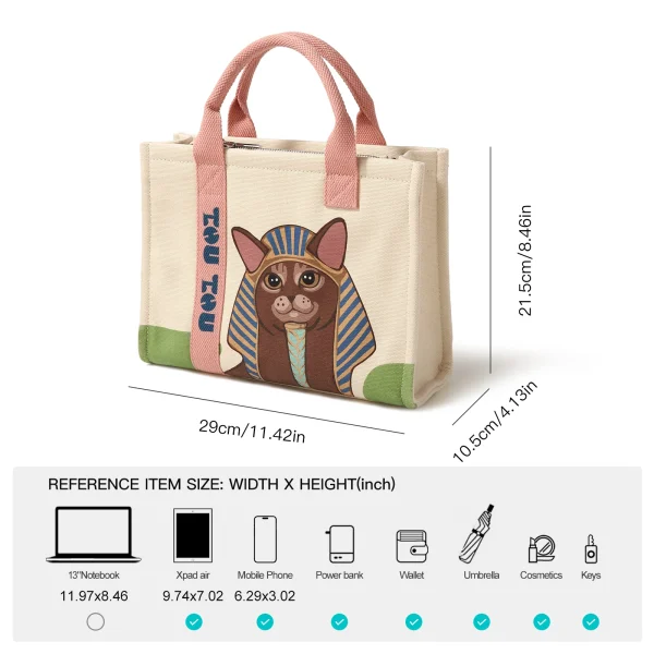 Eco Original Design  Large Capacity Tote Bag - Image 3