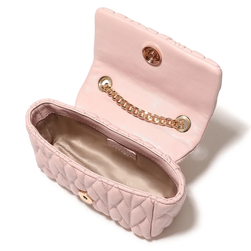 Eco Quilted Chain Strap Crossbody Bag - Image 5
