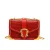 Red shoulder bag