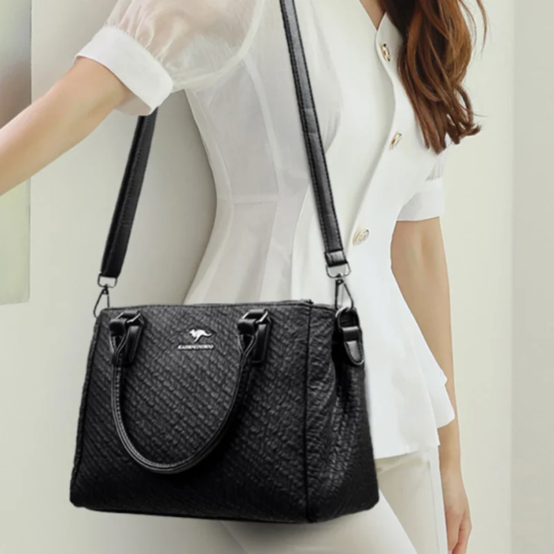 Luxury Designer High Quality Crossbody Tote Leather Bags - Image 3