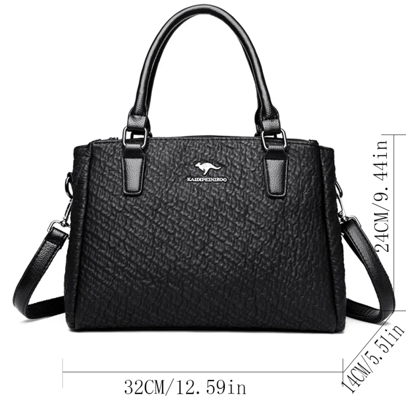 Luxury Designer High Quality Crossbody Tote Leather Bags - Image 4