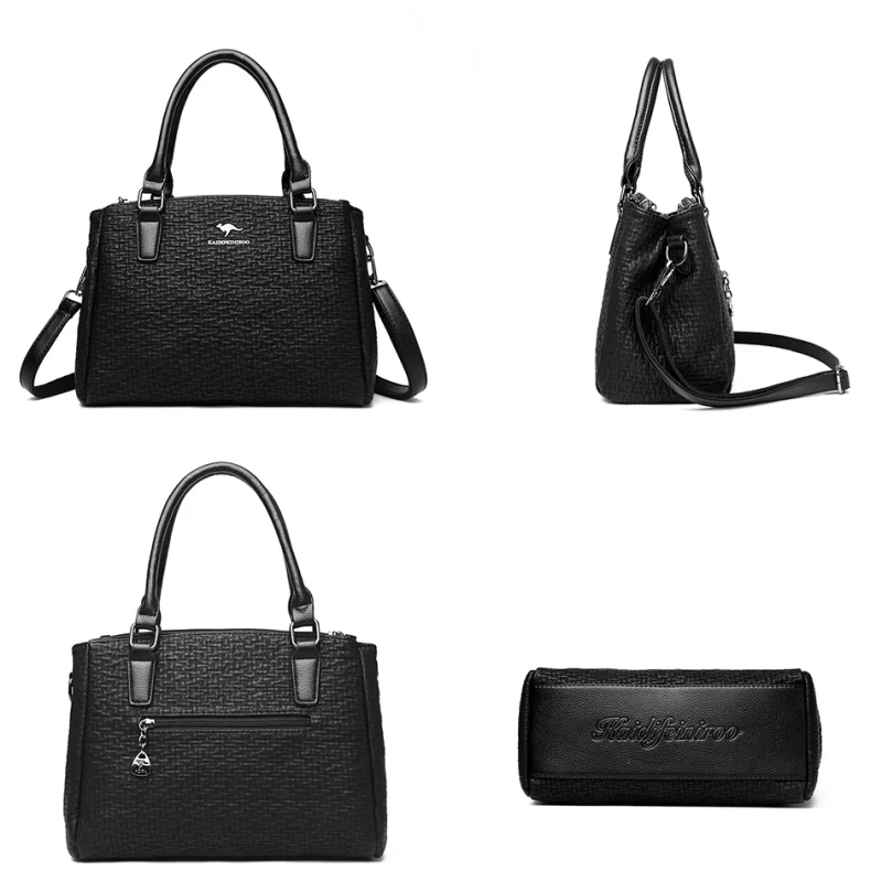 Luxury Designer High Quality Crossbody Tote Leather Bags - Image 5