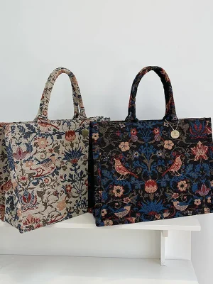 Luxury Designer Large Size Vintage Retro Pattern Bag