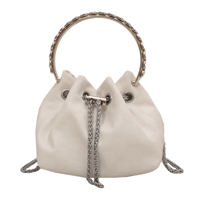 White shoulder bag