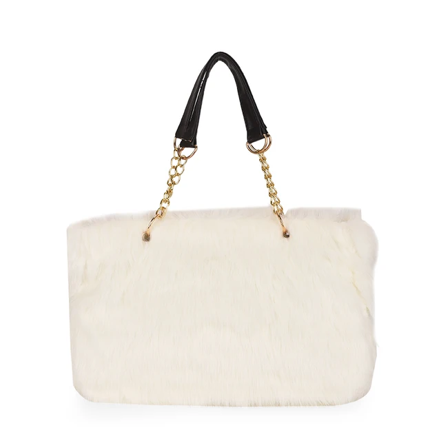 White shoulder bag