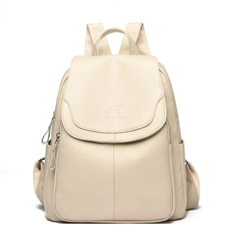 High Quality Large Capacity  Leather Backpack - Image 2