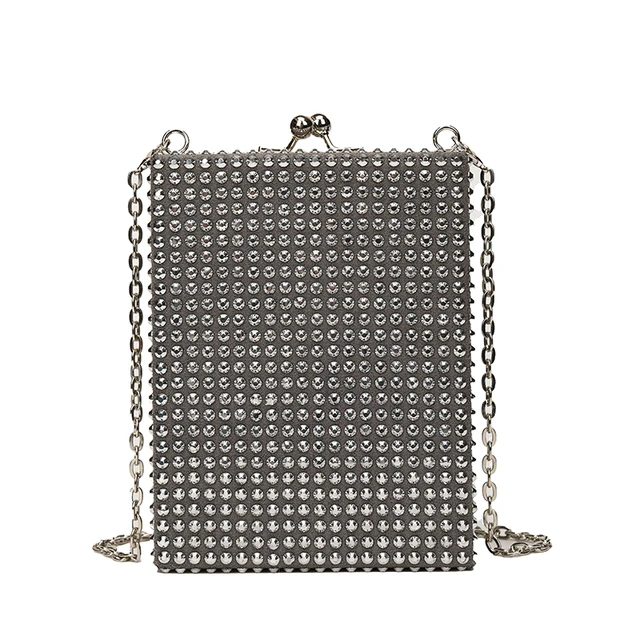 Silver mini bag