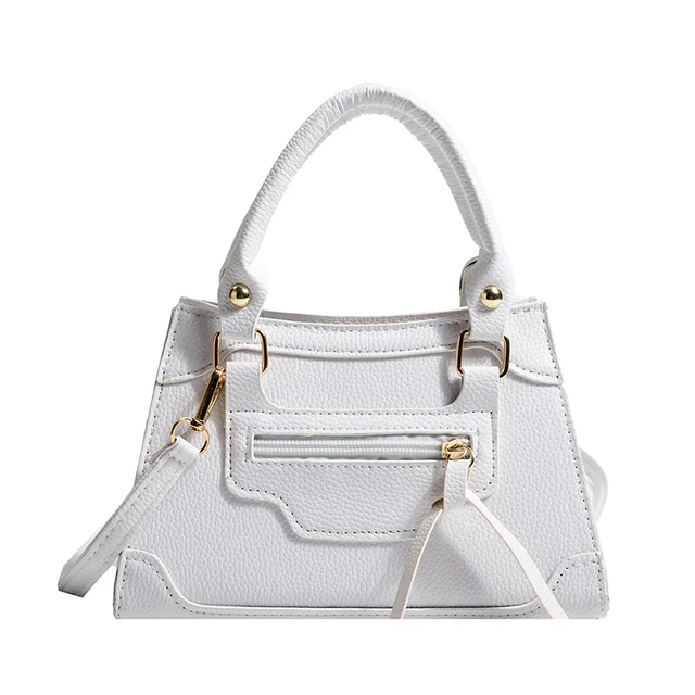 White handbag