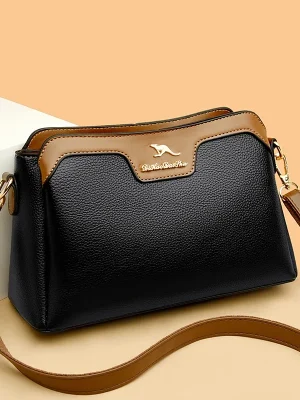 Multifunctional Large Capacity Pu Leather Handbags