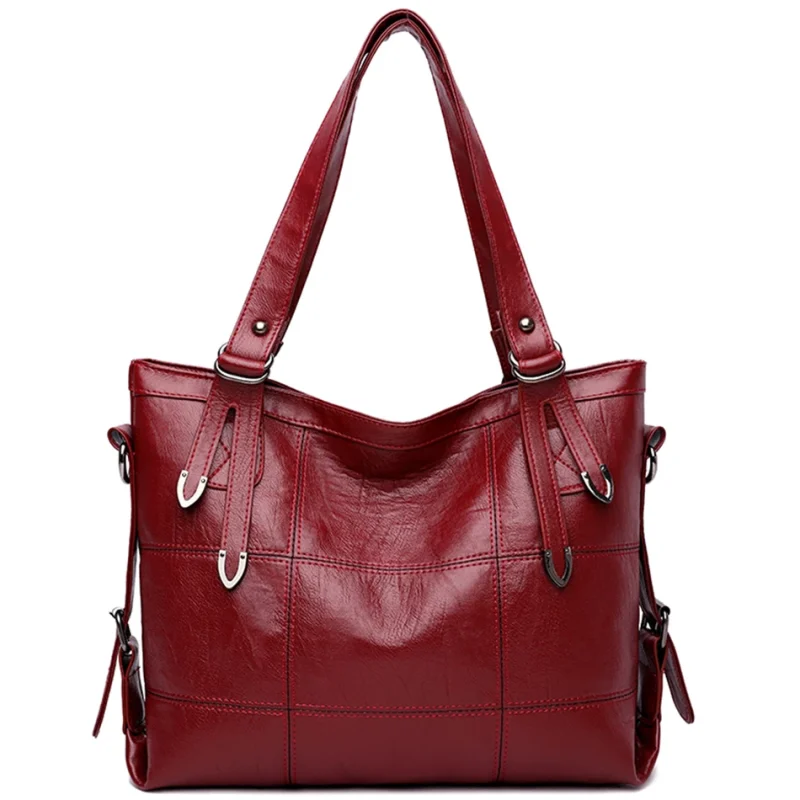 Women Vintage Large Capacity Luxury Designer Shoulder Messenger Bag - Image 3