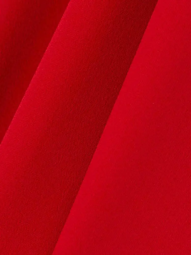 Hollow Pockets Solid Color High-Neck Maxi Dress - Image 4