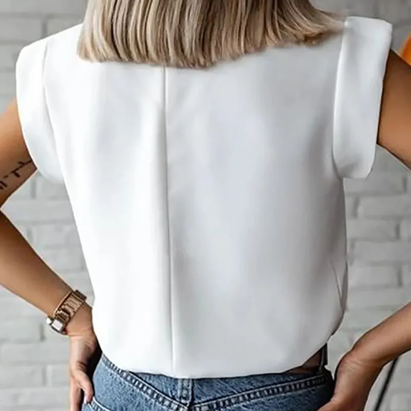 Korean Fashion Face Printed Black White Tops - Image 3