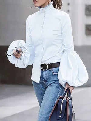 Korean Fashion Puff Sleeves Blouse