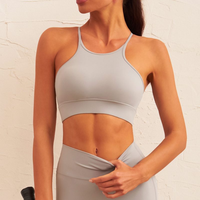 Three-Piece High-Strength Sports Suit: Sports Underwear with Pleated Fitness Pants for Women - Image 8