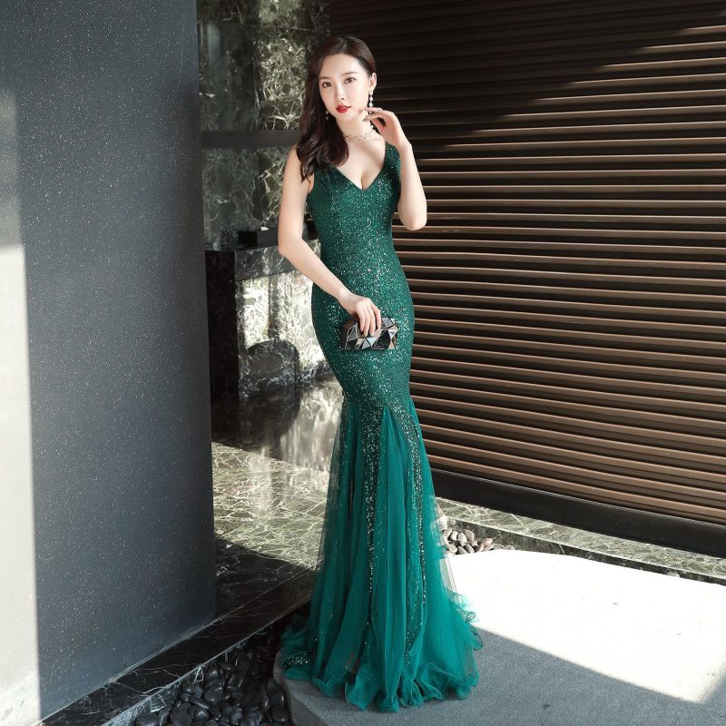 Women's Elegant Evening Cocktail Dress - Image 5