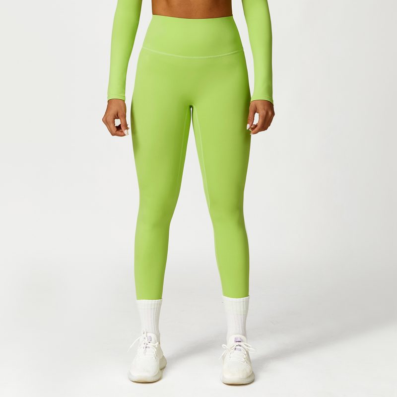 Long Sleeve High Waist Hip Raise Pants - Image 4