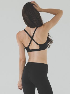 Cross Back Support Sports Bra: Moisture-Wicking Breathable Underwear for Running and Yoga