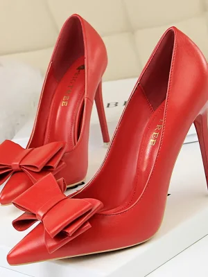 Eco Bow-knot Pumps High Heels