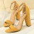 Suede yellow-9.5cm