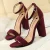 Suede winered-9.5cm