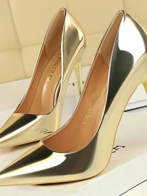 Patent Leather Pumps High Heels