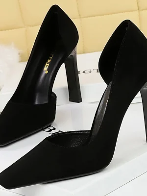 Eco Heels Square Head Pumps