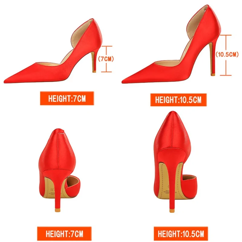 Silks Satins High Heels Stilettos - Image 3