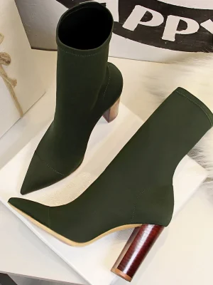 Eco Stretch Sock Ankle Boots