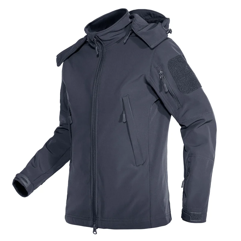 Waterproof Soft Shell Fleece Lined Jacket - Image 7