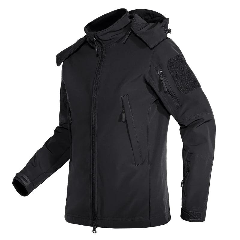 Waterproof Soft Shell Fleece Lined Jacket - Image 6