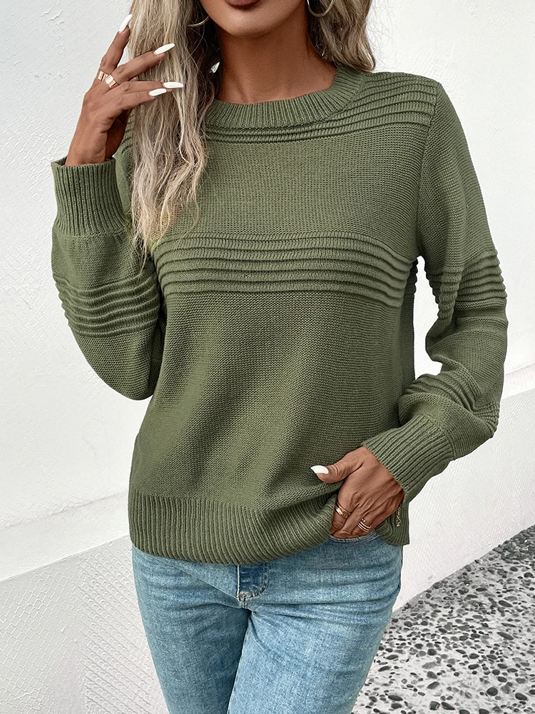 Round Neck Pleated Vintage Top