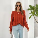 Twist Hollow Out Knitwear Sweater