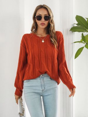 Twist Hollow Out Knitwear Sweater