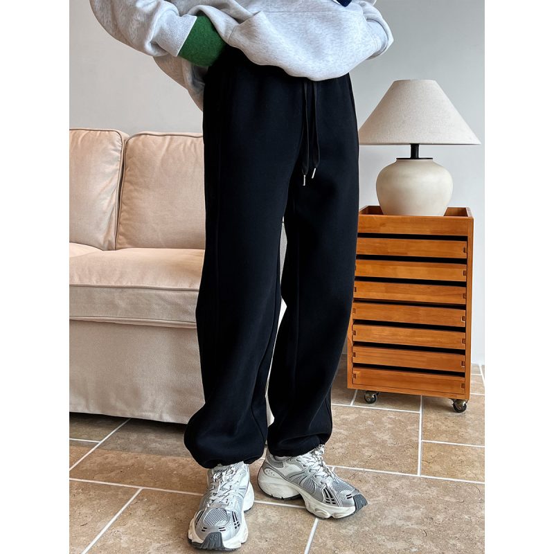 Sports Pink Drawstring Sweatpants - Image 3