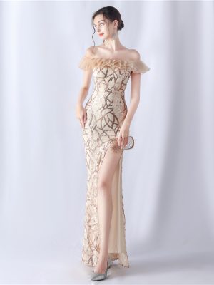 Exquisite Organza Boutique Evening Dress