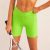 Glossy Lime Shorts