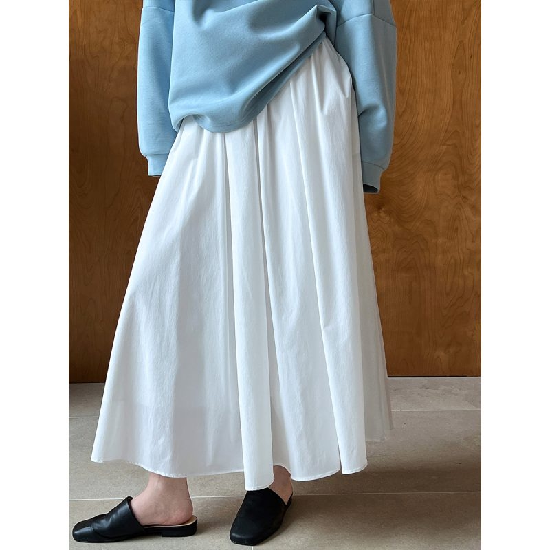 Spring Pink A-Line Pleated Skirt - Image 2