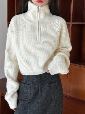 Retro Half-Zip Sweater