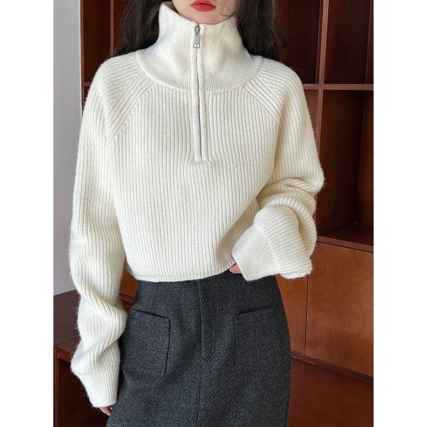 Retro Half-Zip Sweater