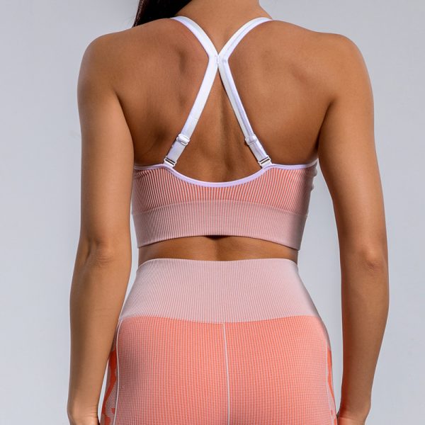 Seamless Jacquard Yoga Set - Image 2