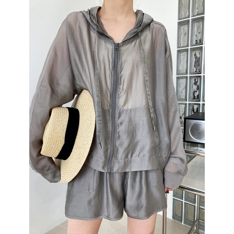 Hooded Tencel Sun Protection Clothing - Image 2