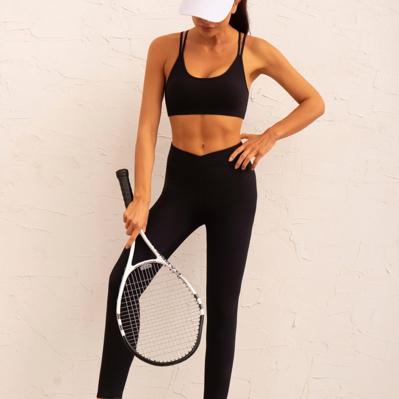 Thread Sports Top and Drawstring Fitness Shorts - Image 2