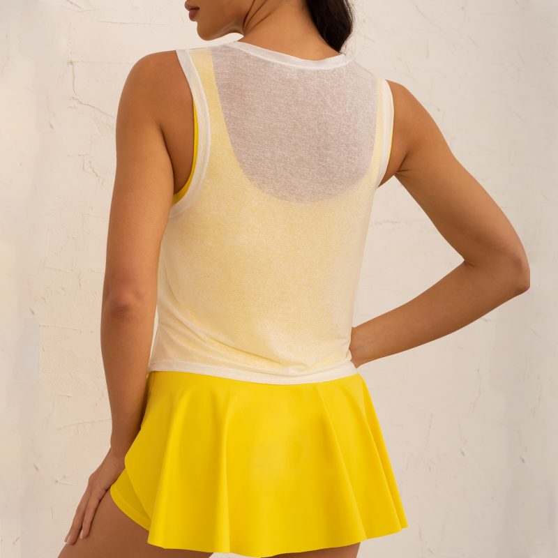 Sexy Triangle Thin Cover Yoga Jumpsuit - Image 3