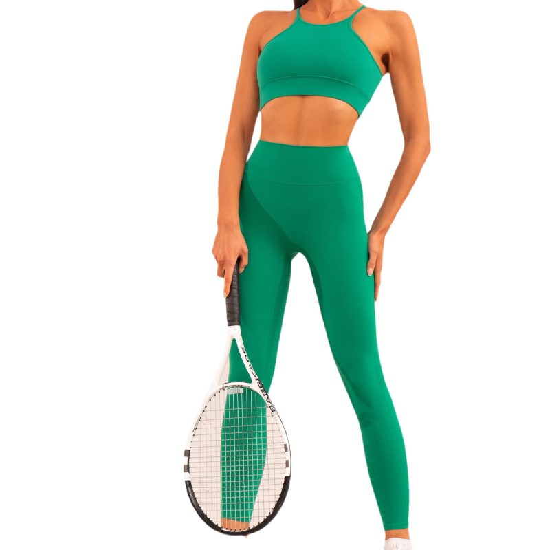 Yoga Wear Fitness Suit: Hollow Out Cutout Sports Underwear with Fitness Pants for Running, Pilates, and Training - Image 5