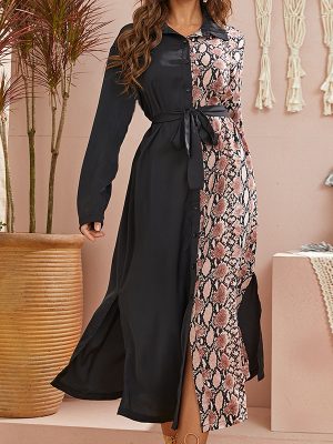 Patchwork Go-Getter Girl Maxi Dress