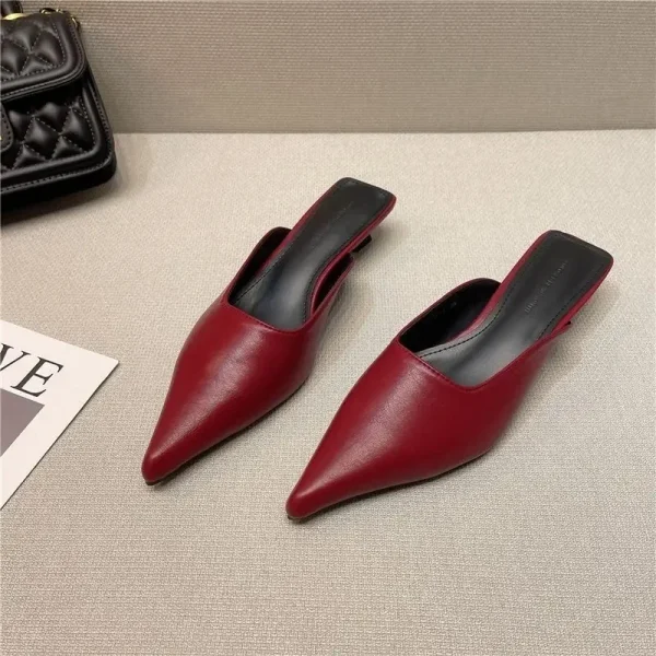 Street Style Low Heel Pumps Slippers - Image 6