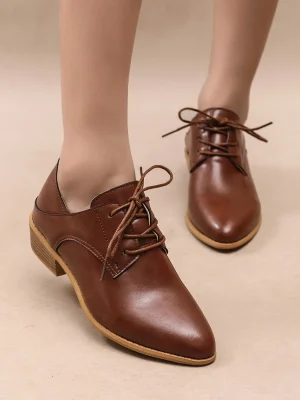 Eco-Friendly Non-Slip Girls’ Leather Hook-Loop Shoes