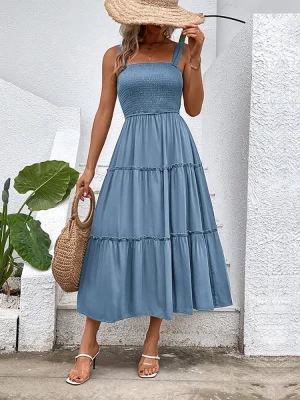 Bohemian Sleeveless Long Dress